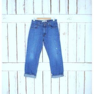 Levi's distressed relaxed 559 straight leg blue Levis denim jeans